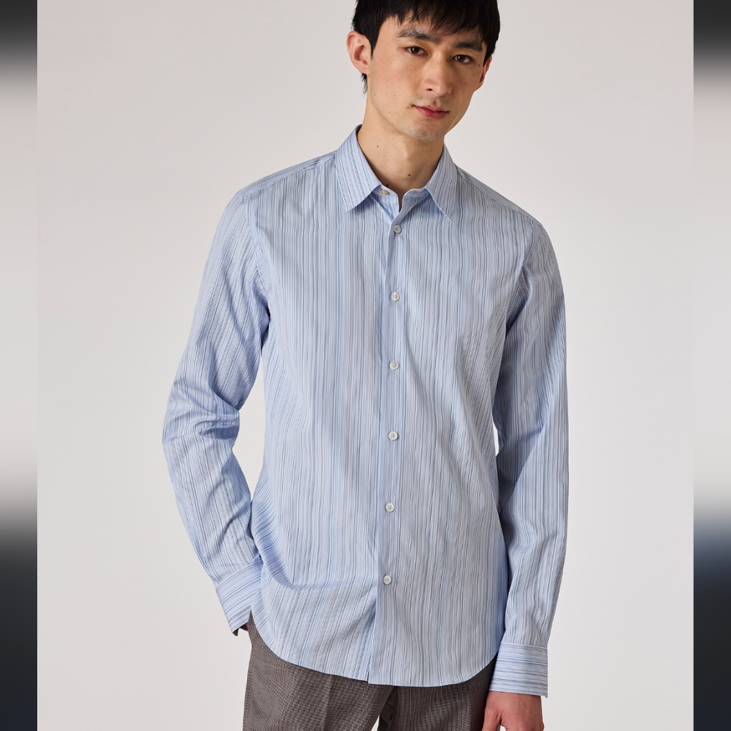 Paul Smith Made In Italy From 100% Cotton Shirt
